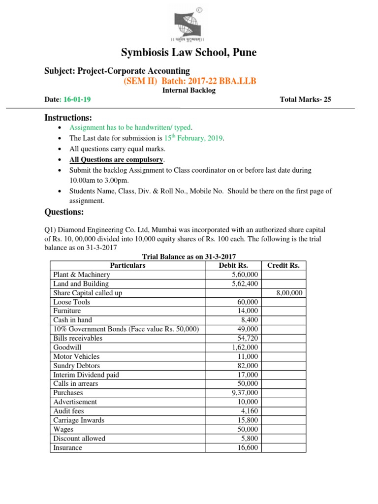 Project Corporate Accounting | PDF | International Financial Reporting ...
