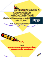 CURS Forme Reorganizare Companii