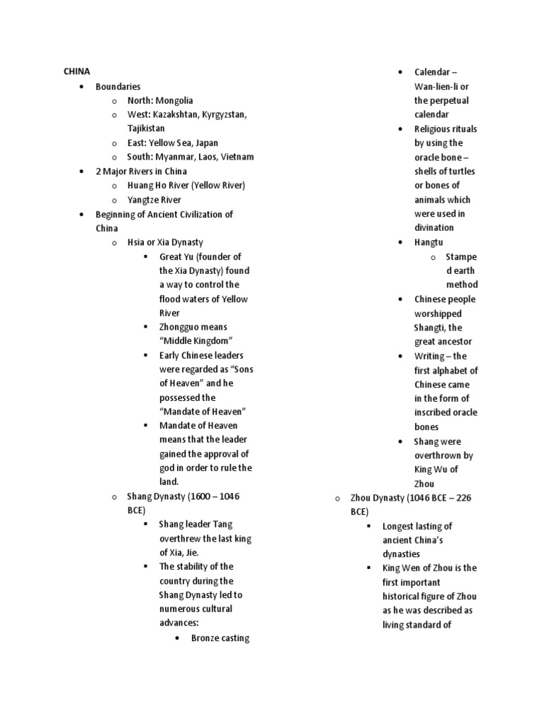 CHINA PDF History Of China China