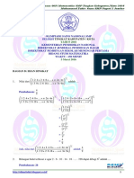 Soal Dan Pembahasan OSN Matematika SMP Tingkat Kota 2016 (Bagian B)