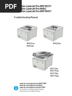 hp color laserjet pro m452dn jam in print paper path