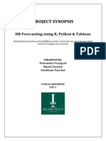 HR Forecasting using R, Python & Tableau