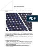 Tipos de Paneles Fotovoltaicos