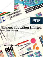Navneet Education Ltd. Research Report Prateek - Salampuria