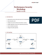 Hands-On High Performance Security Workshop Lab