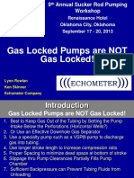 Artlift 1-5 Echometer - Gas Lock NOT Gas Locked