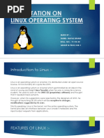 Linux Operating System