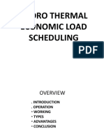 Hydro Thermal Economic Load Scheduling