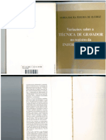 Variacoes Sobre A Tecnica de Gravador No Registro Da Informacao Viva Maria Isaura Pereira de Queiroz PDF