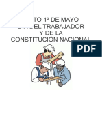 ACTO 1º DE MAYO              DIA DEL TRABAJADOR        Y DE LA               CONSTITUCIÓN NACIONAL.docx