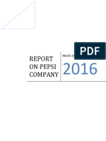 Report On Pepsi Company 2