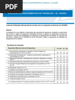 Verificação de Equipamentos DL 50/2005 | PDF