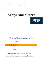 Module 2 Part1 ArrayMatrics
