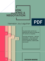 Making & Negotiation Decision: Nemelyn Joy Laguitan
