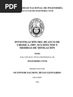 Investigación Del Huayco de Chosica-1987, Sus Efectos Y Medidas de Mitigación