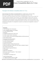 Packaged CCE Software Compatibility Matrix For 11.5 (X)