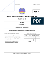 Physics 2013 P3 Set a(KEDAH)