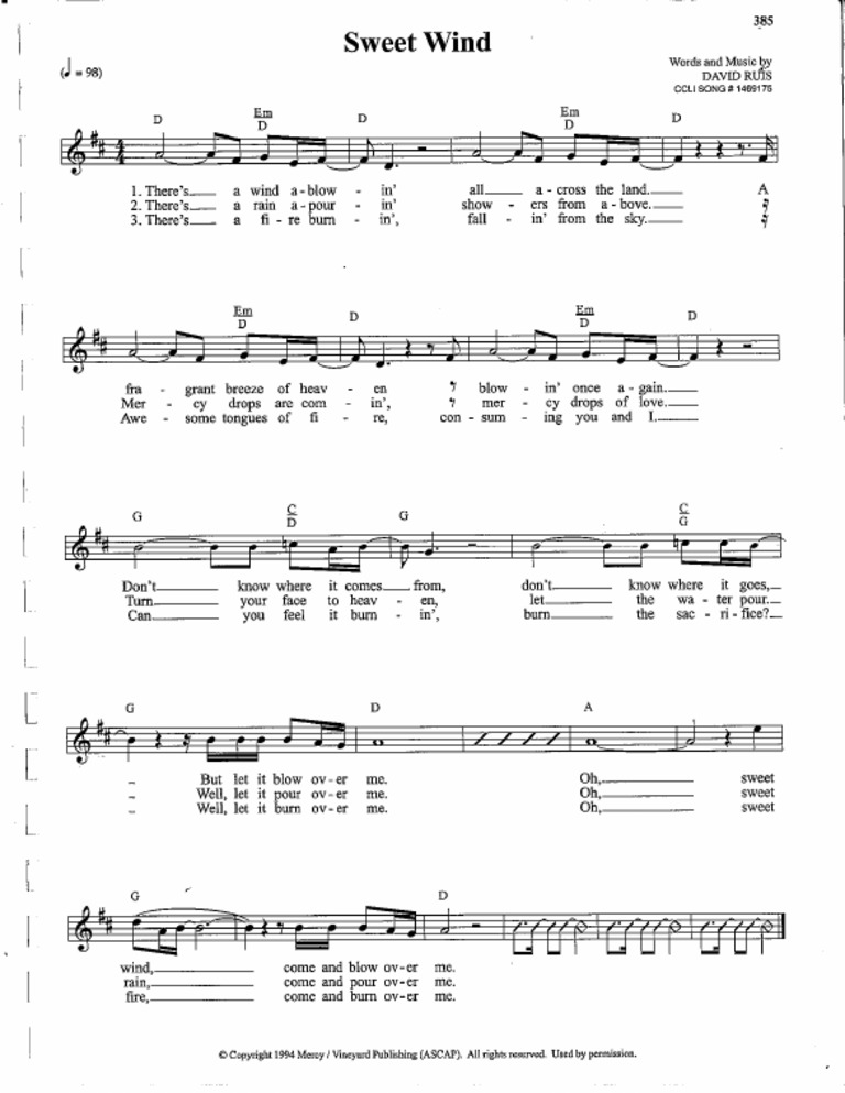 Sweet Wind | PDF