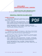 FWESICIVIL Syllabus PDF