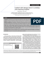 Clinical Profile of Patient With Dengue Fever in A Tertiary Care Teaching Hospital