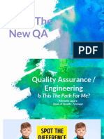 Quality Assurance: Quality Engineering Is This The Path For Me PDF