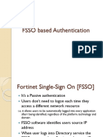 FSSO Authentication for Seamless Single Sign-On