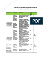 Matriz de evaluación diagnóstica MATE - 1 °.docx