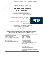 Reply Brief of Defendant-Intervenor-Appellant the Little Sisters of the Poor