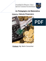 Guía de Ejercicios Cálculo Financiero - Mg. Martín Conocchiari PDF