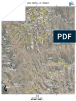 Area General de Trabajo: 0 1,100 2,200 3,300 4,400 550 Metros