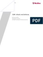 Attack and Defense CSRF