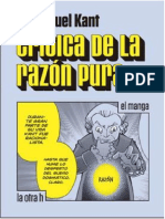 Kant, Immanuel - Critica de La Razon Pura-El Manga PDF