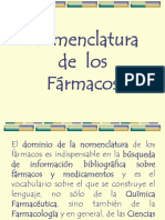 Nomenclatura de Fármacos para Alumnos Agosto-Diciembre 2017 PDF