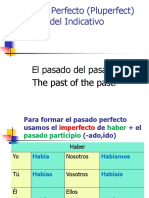 Formación y uso del pasado perfecto (Pluperfecto) en español