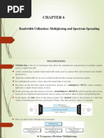 Bandwidth Utilization: Multiplexing and Spectrum Spreading