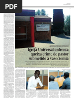 Igreja Universal enfrenta queixa crime