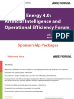 Sponsor Pack The Global Artificial Intelligence and Operational Efficiency For Energy 20th-21st of June 2019