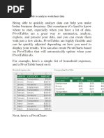 Create A Pivottable To Analyze Worksheet Data