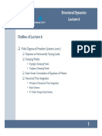 Outline of Lecture 6: Structural Dynamics