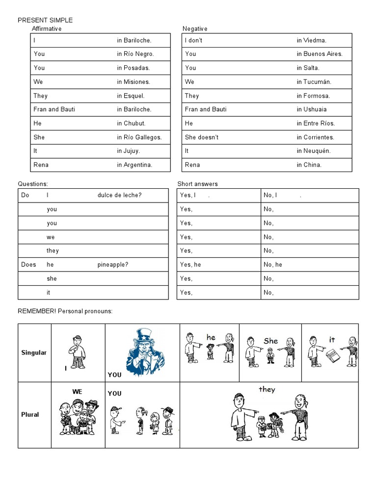Present Simple Tense Guide | PDF