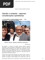 Opiniao e Amizade Algumas Consideracoes