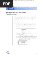 Excel Formulas PDF