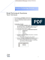 Excel Formulas PDF