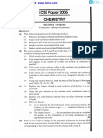 Icse Chemistry Solved 2005 PDF