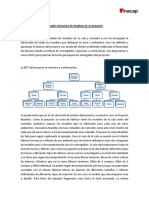 Ejemplo Estructura de Desglose de Un Proyecto PDF