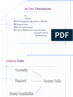 Convex Hulls in Two Dimensions