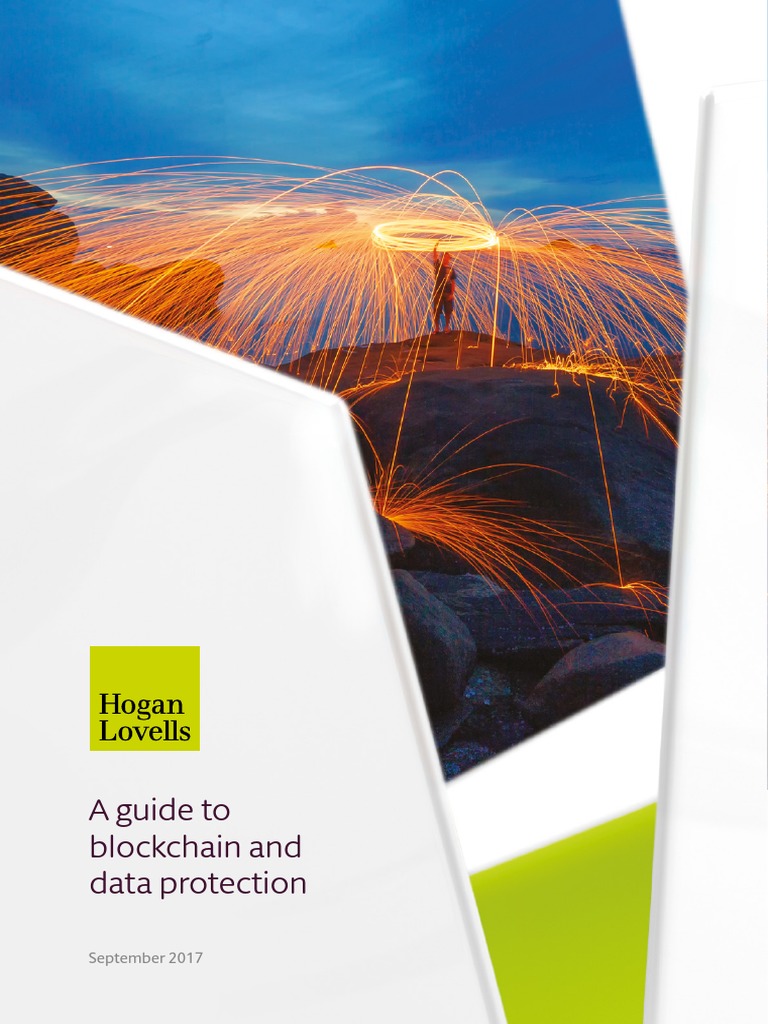 A Guide To Blockchain and Data Protection: September 2017 | PDF ...