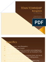 Master plan of Titan Township housing complex in Hosur, India