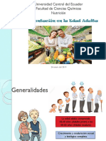 Alimentación en La Edad Adulta