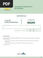 M0209 Aluno Matemática 2º Ano